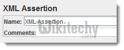  dialogbox of xml assertion